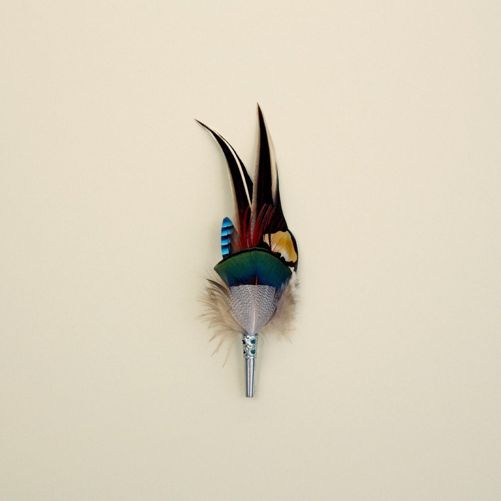 German Feather Pin, Assorted