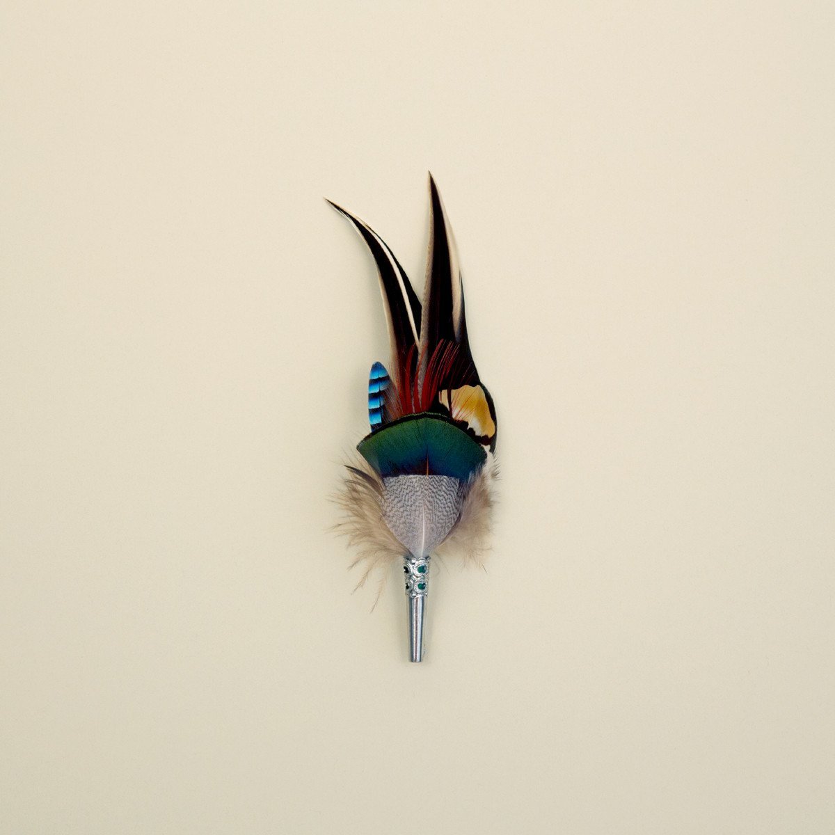 German Feather Pin, Assorted