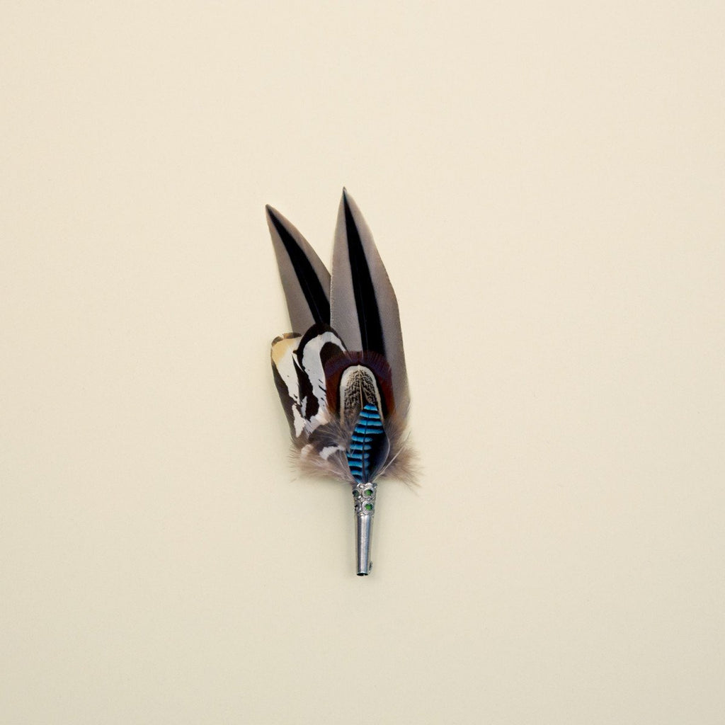 German Feather Pin, Assorted