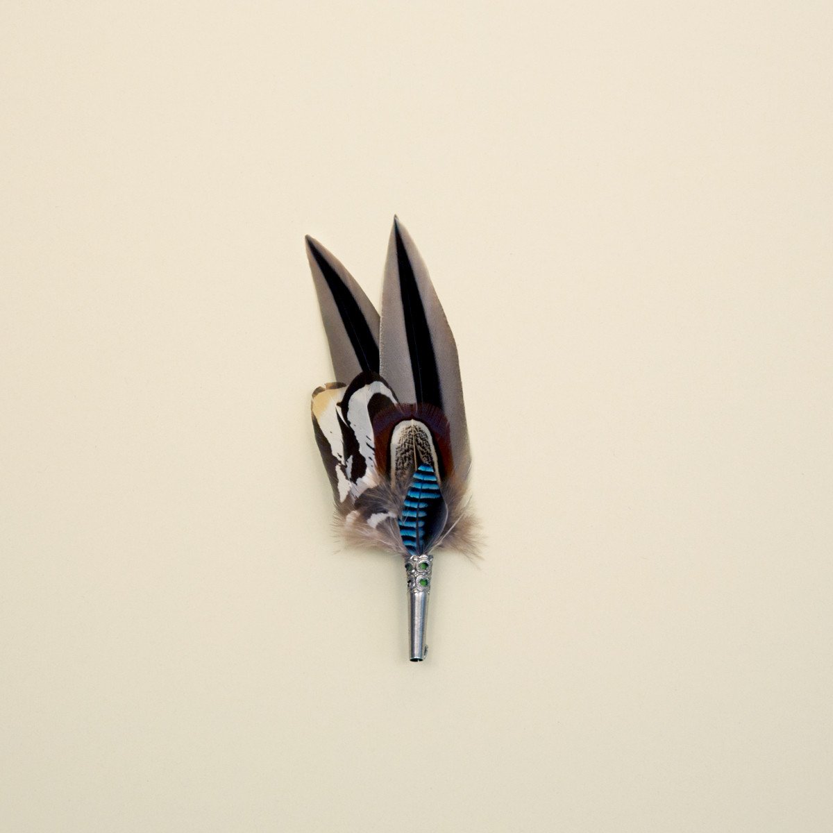 German Feather Pin, Assorted