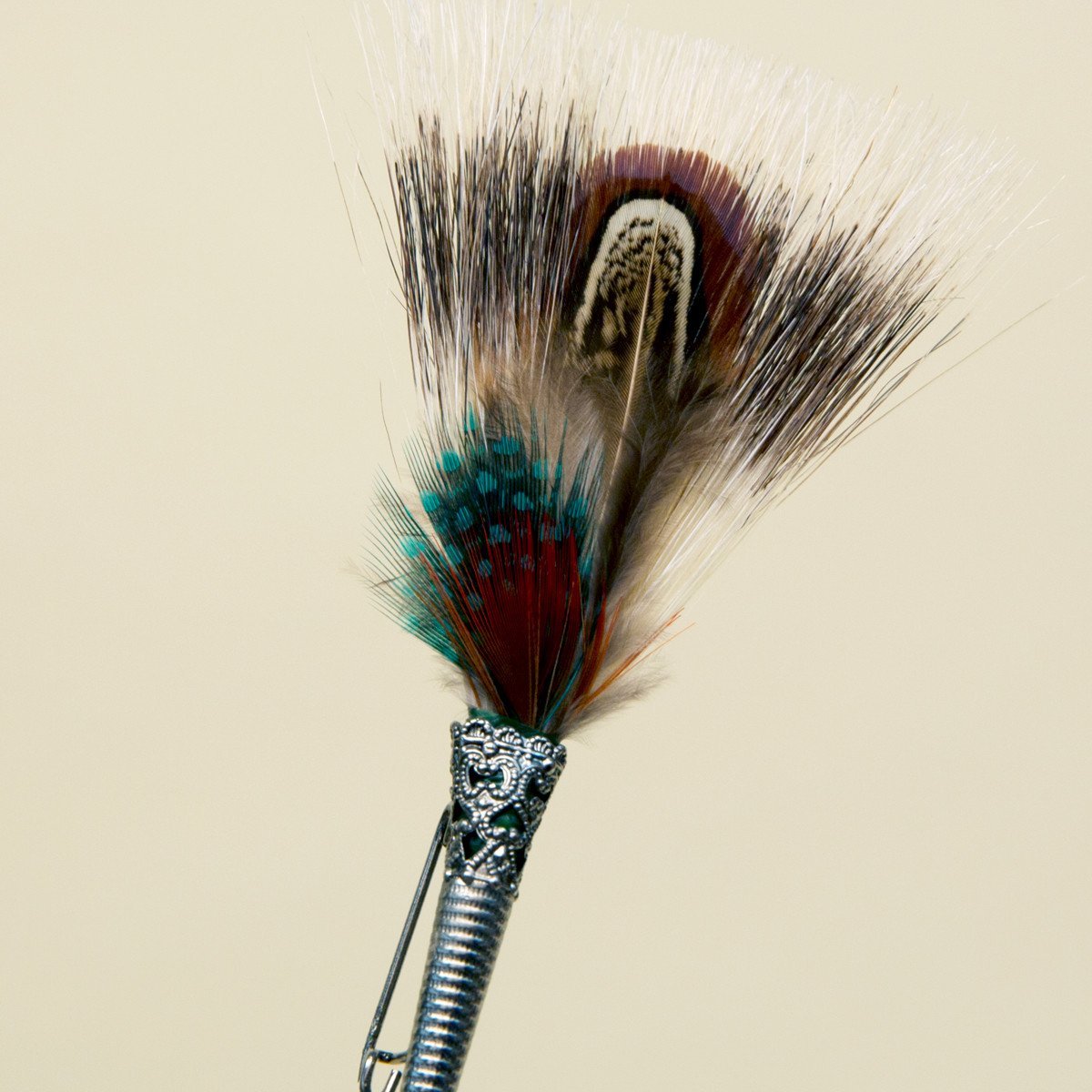German Feather Pin, Assorted