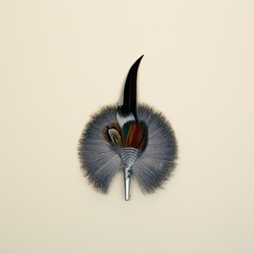 German Feather Pin, Assorted