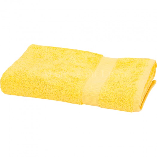 Serviette de bain jaune
